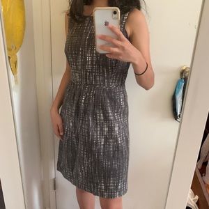 Jcrew sleeveless pattern dress